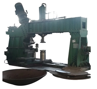 hydraulic 6 meters head dished end spinning flanging machine for sale(图2)