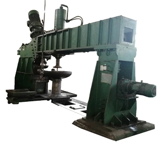 hydraulic 6 meters head dished end spinning flanging machine for sale(图3)